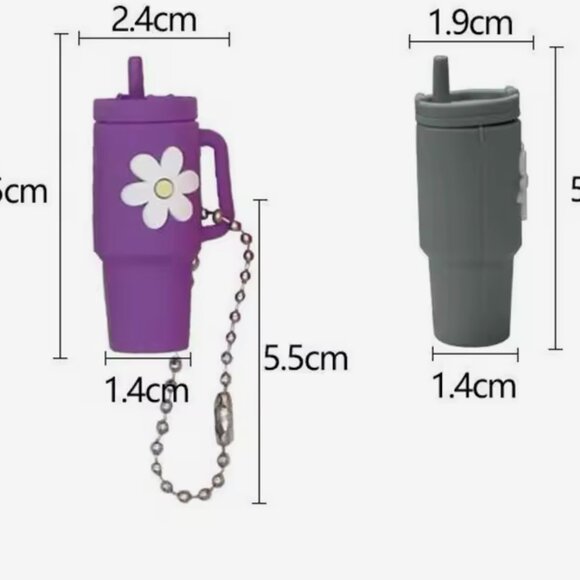 Miniature Colorful Tumbler Keychains: Vibrant & Fun Accessory for Every Occasion - Picture 5 of 11
